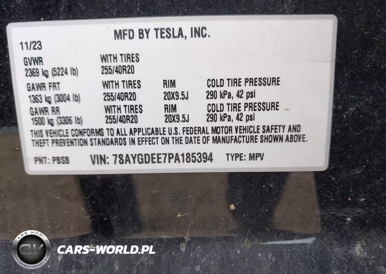 2023 Tesla Model Y Awd-Long Range Dual Motor All-Wheel Drive VIN:7SAYGDEE7PA185394 - 9