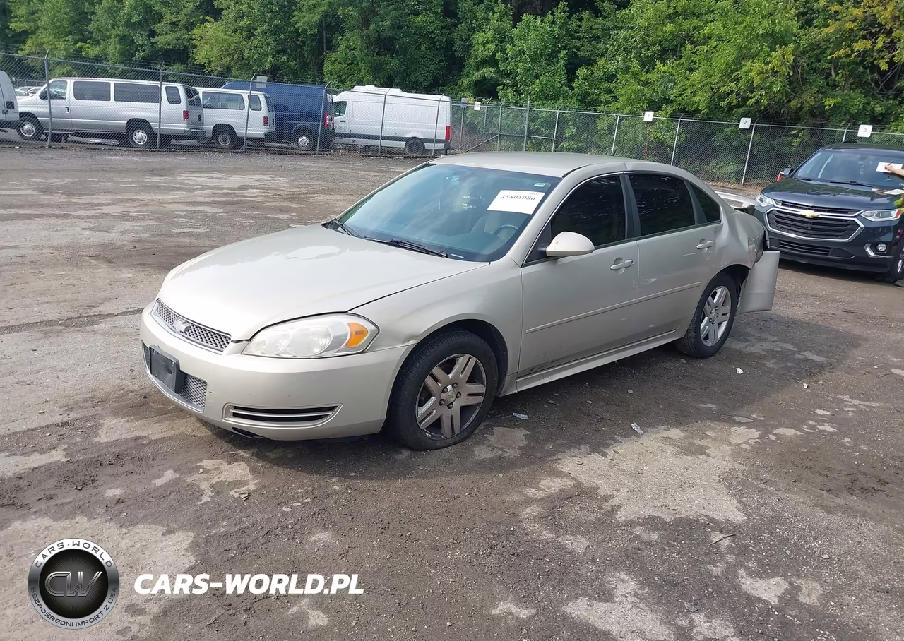 2012 Chevrolet Impala Lt VIN:2G1WB5E36C1123002 - 2