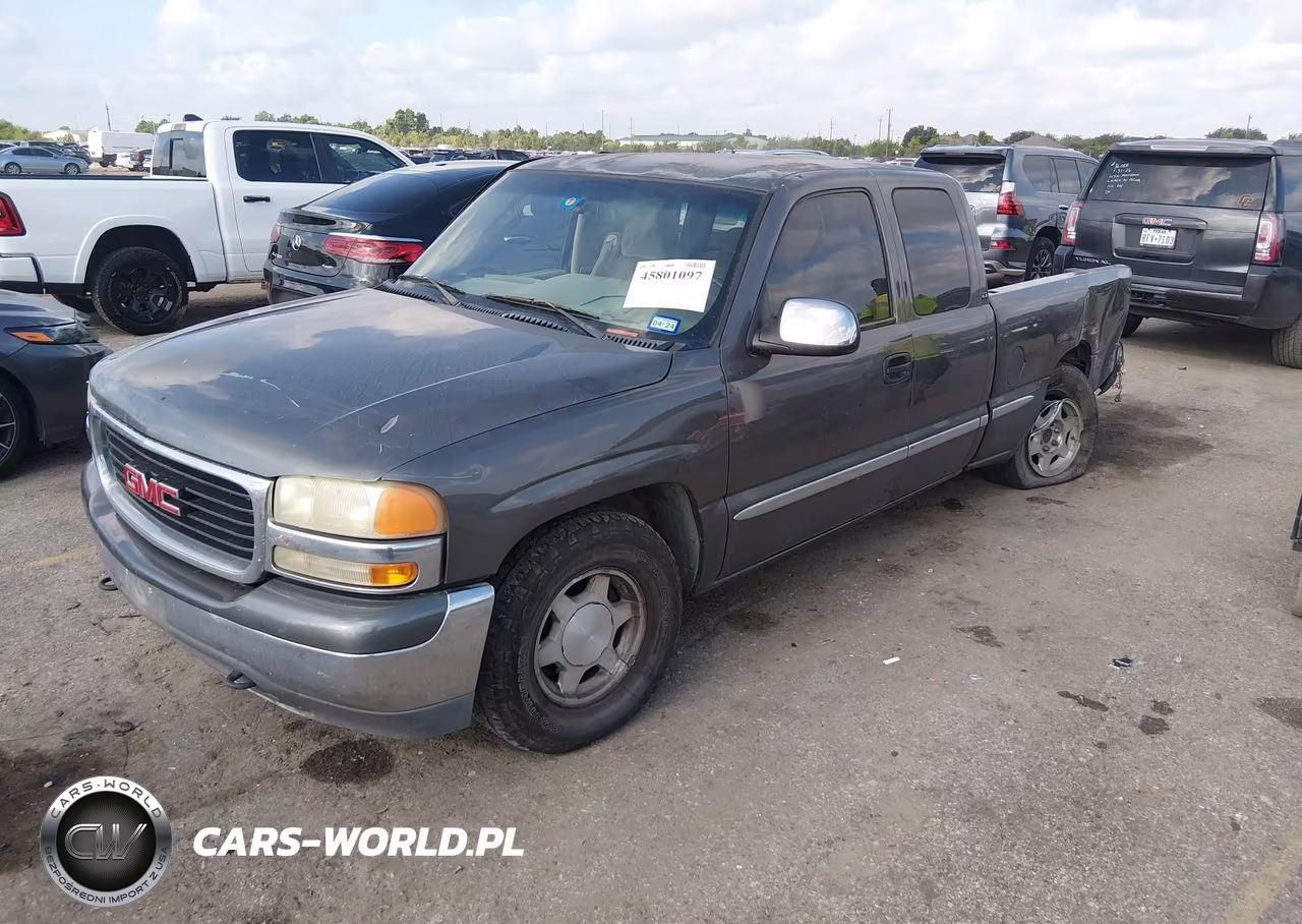 2001 GMC Sierra 1500 Sle VIN:1GTEC19V91Z168993 - 2