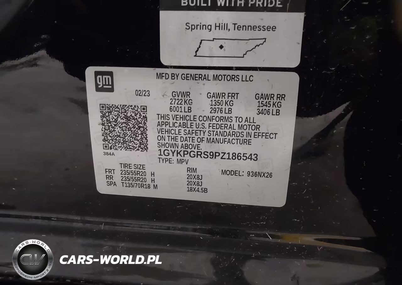 2023 Cadillac Xt6 Awd Sport VIN:1GYKPGRS9PZ186543 - 9