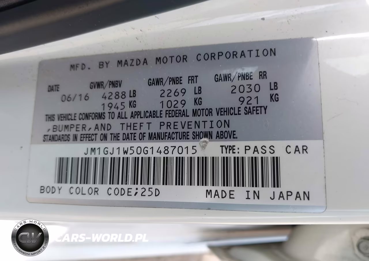 2016 Mazda Mazda6 I Grand Touring VIN:JM1GJ1W50G1487015 - 9