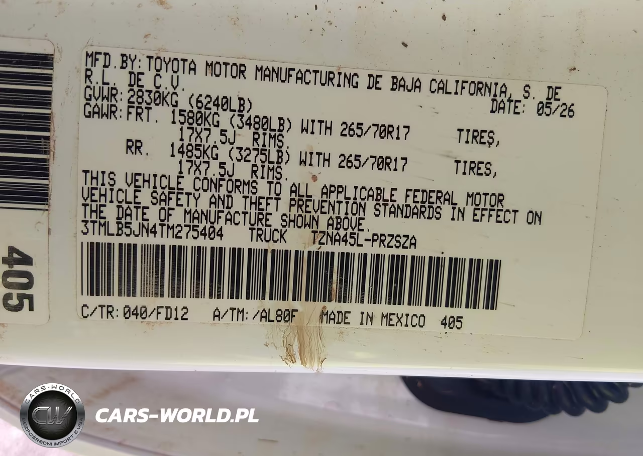 2026 Toyota Tacoma Trd Off Road VIN:3TMLB5JN4TM275404 - 9