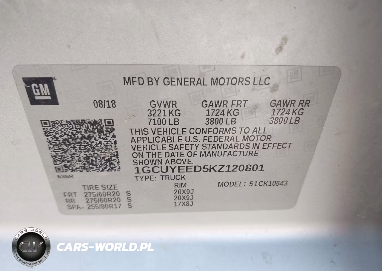 2019 Chevrolet Silverado 1500 Rst VIN:1GCUYEED5KZ120801 - 9