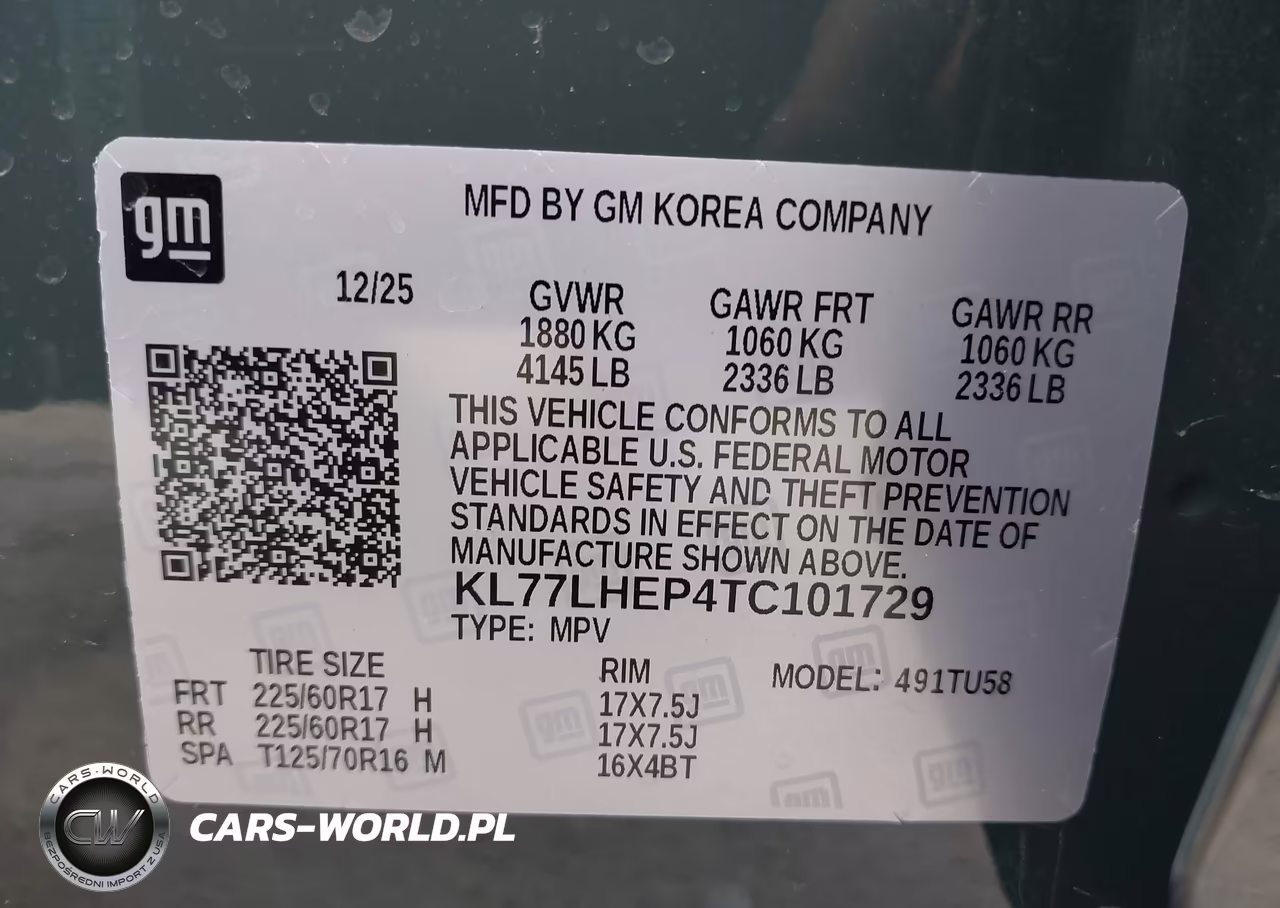 2026 Chevrolet Trax Fwd Lt VIN:KL77LHEP4TC101729 - 9