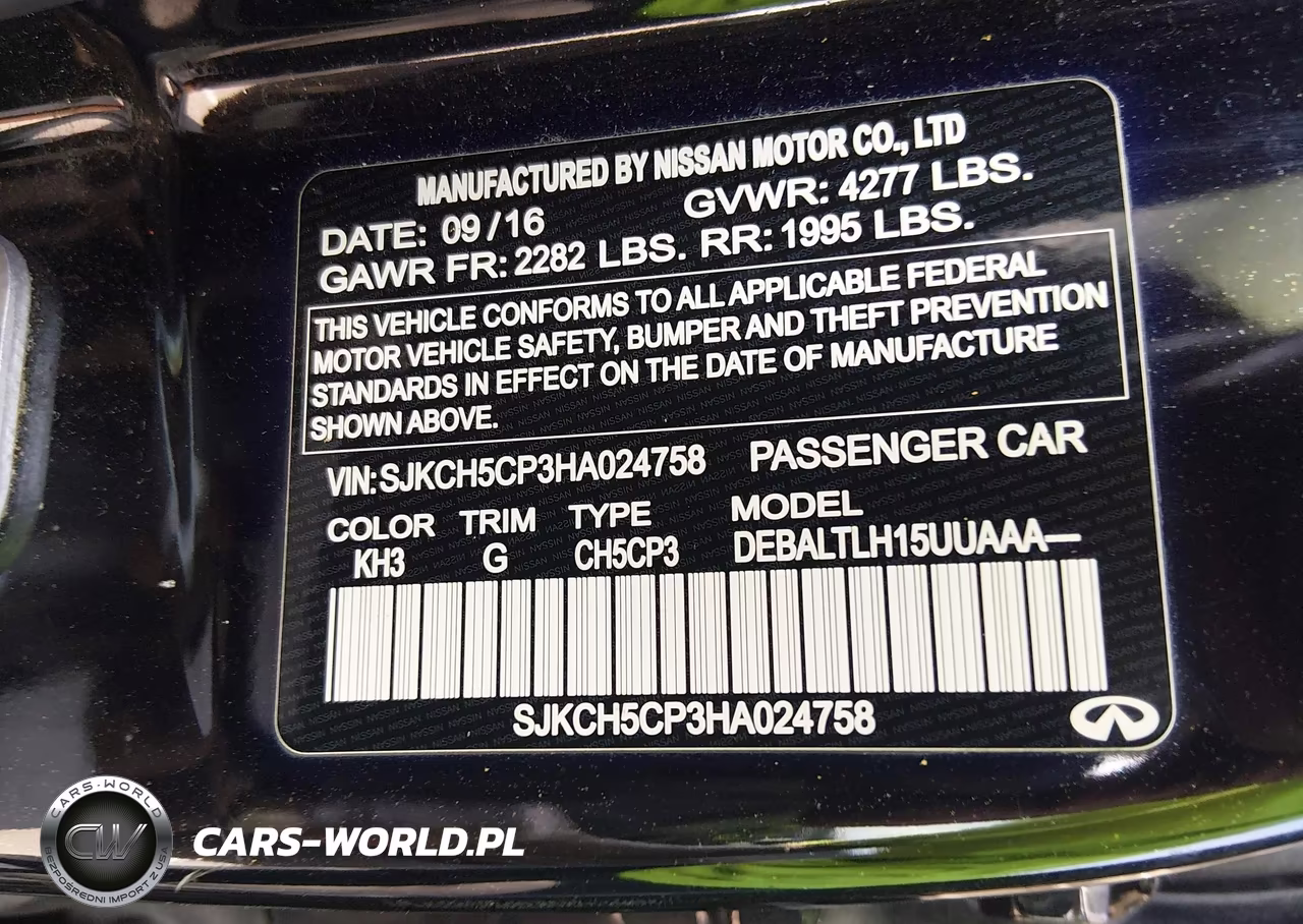 2017 Infiniti Qx30 Sport VIN:SJKCH5CP3HA024758 - 9