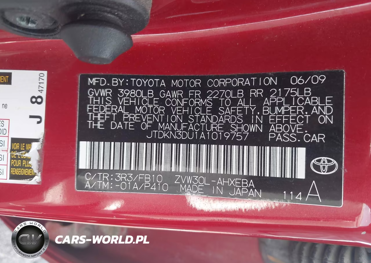 2010 Toyota Prius Ii VIN:JTDKN3DU1A1019757 - 9