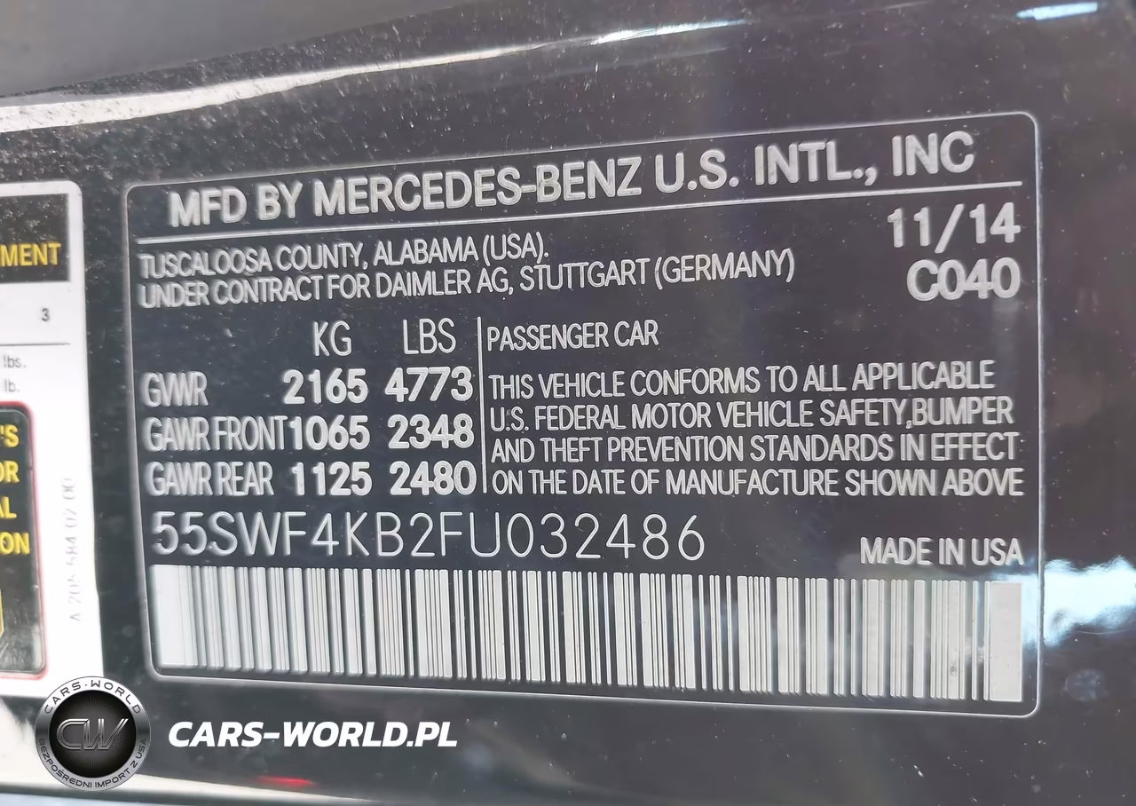 2015 Mercedes-Benz C 300 4Matic VIN:55SWF4KB2FU032486 - 9