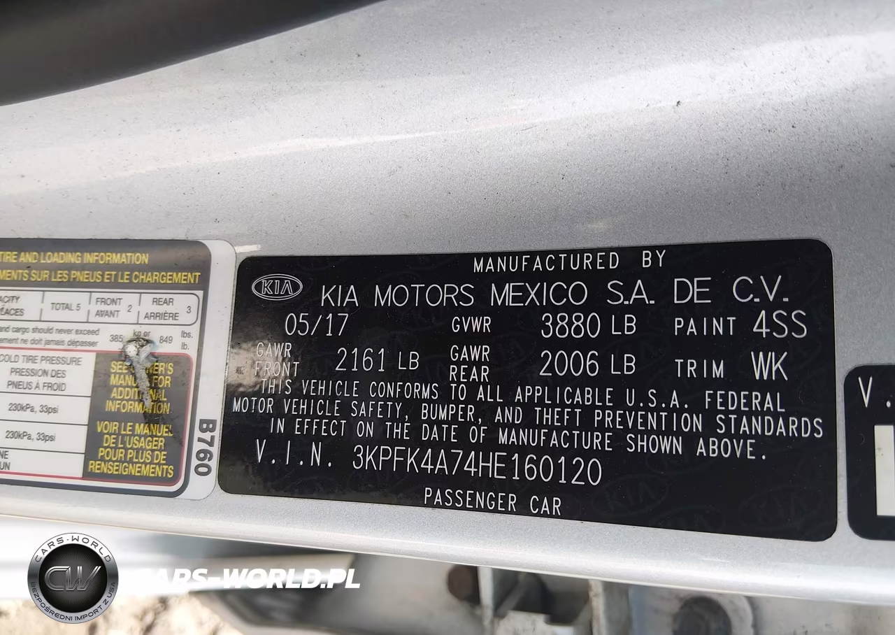 2017 Kia Forte Lx VIN:3KPFK4A74HE160120 - 9