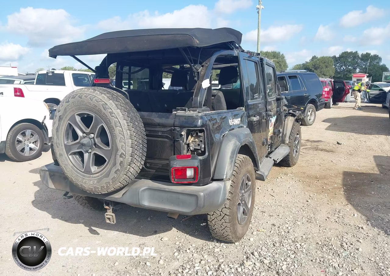 2018 Jeep Wrangler Unlimited Sport S 4X4 VIN:1C4HJXDG1JW142940 - 4