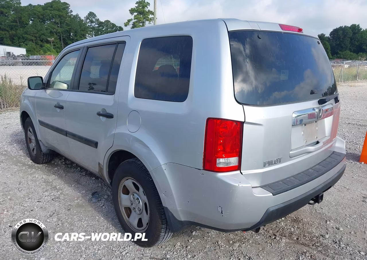 2009 Honda Pilot Lx VIN:5FNYF38219B013461 - 3