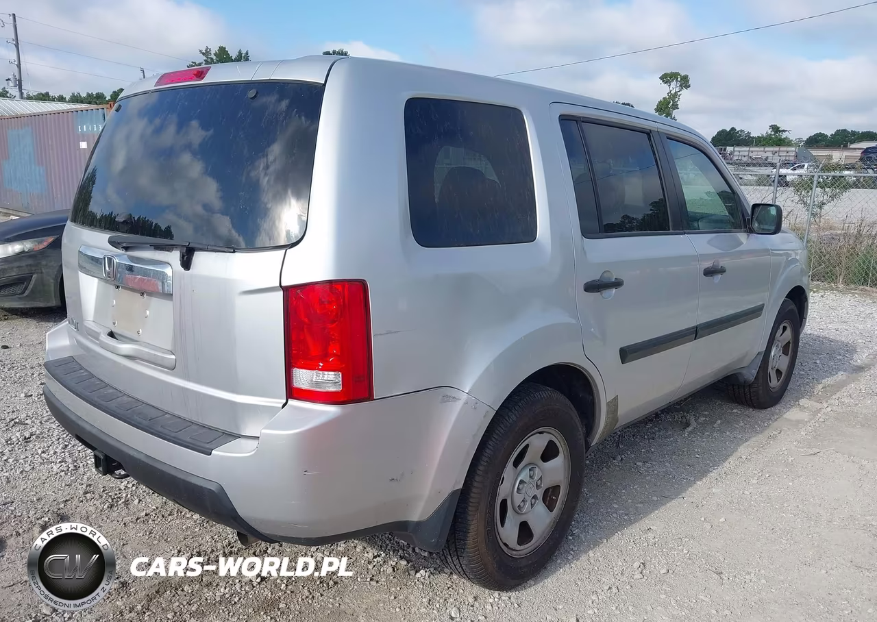 2009 Honda Pilot Lx VIN:5FNYF38219B013461 - 4