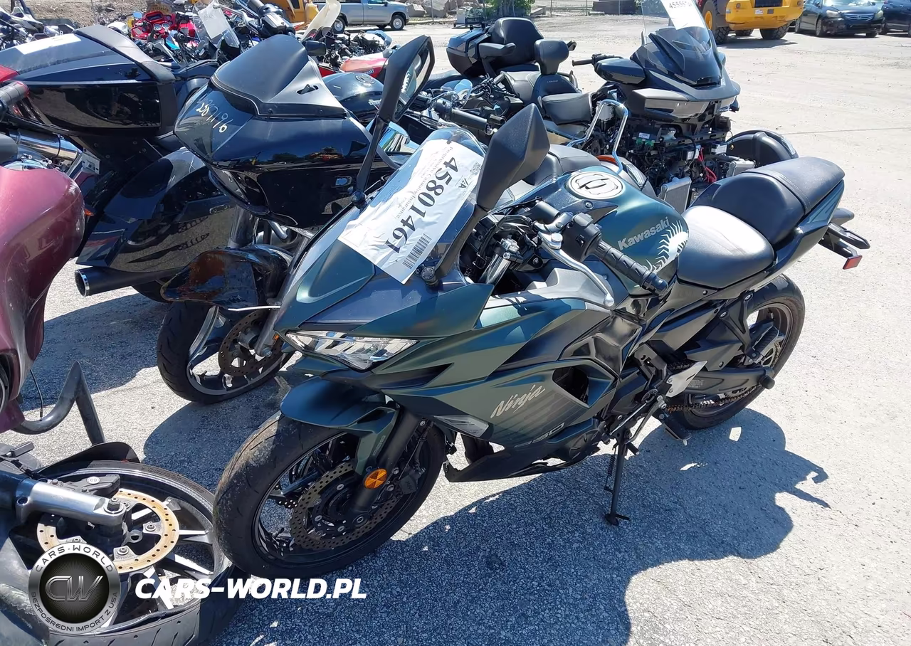 2025 Kawasaki Ex650 P VIN:ML5EXEP19SDAG0165 - 2
