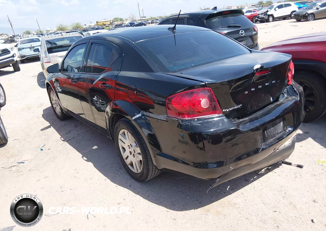 2014 Dodge Avenger Se VIN:1C3CDZAB1EN218730 - 3
