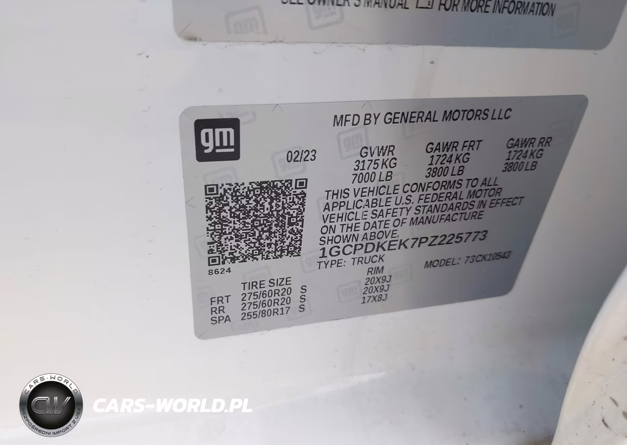 2023 Chevrolet Silverado 1500 4Wd Short Bed Lt With 2Fl VIN:1GCPDKEK7PZ225773 - 9