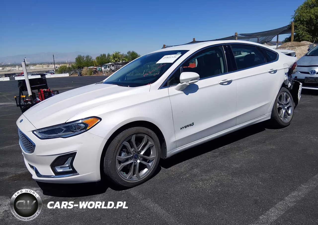 2019 Ford Fusion Hybrid Titanium VIN:3FA6P0RU1KR176477 - 2