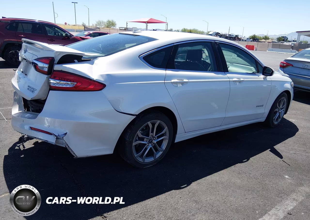2019 Ford Fusion Hybrid Titanium VIN:3FA6P0RU1KR176477 - 4