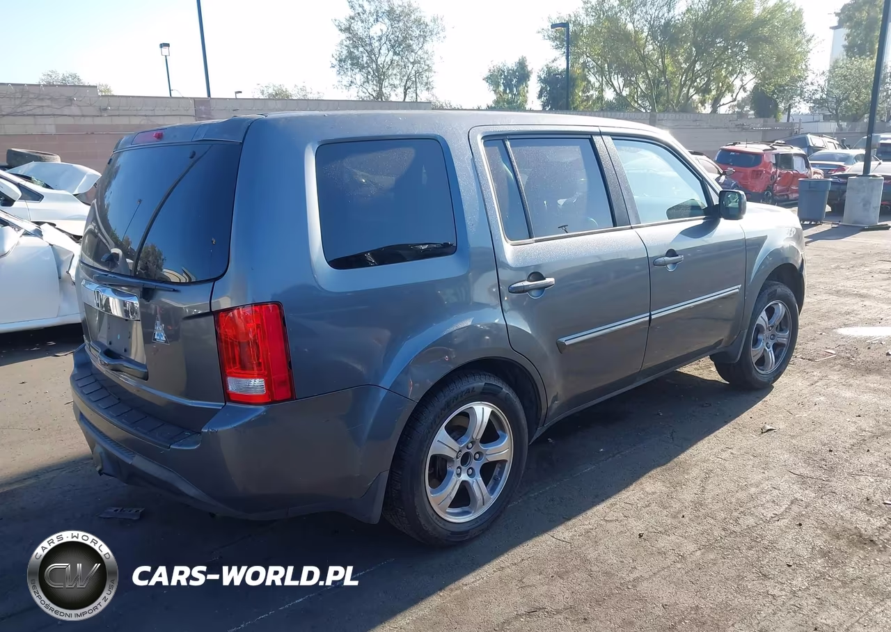 2012 Honda Pilot Ex-L VIN:5FNYF3H53CB037049 - 4