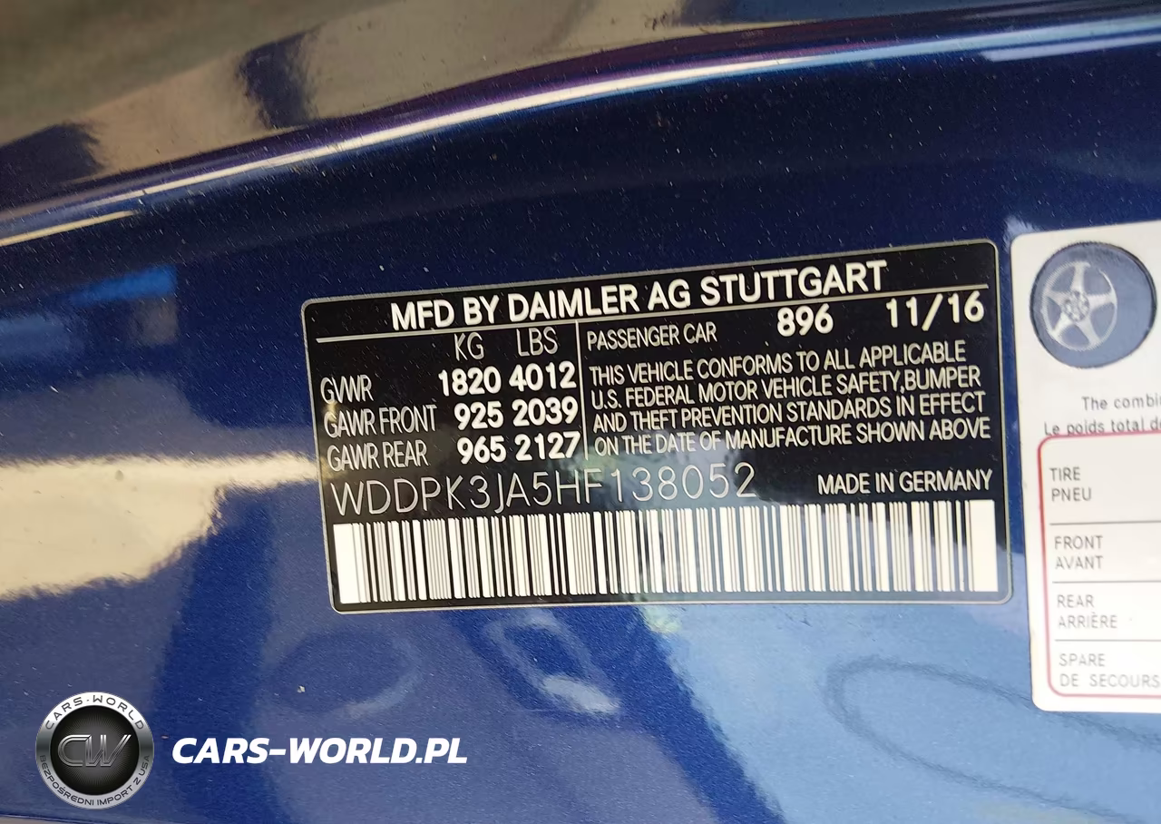 2017 Mercedes-Benz Slc 300 VIN:WDDPK3JA5HF138052 - 9