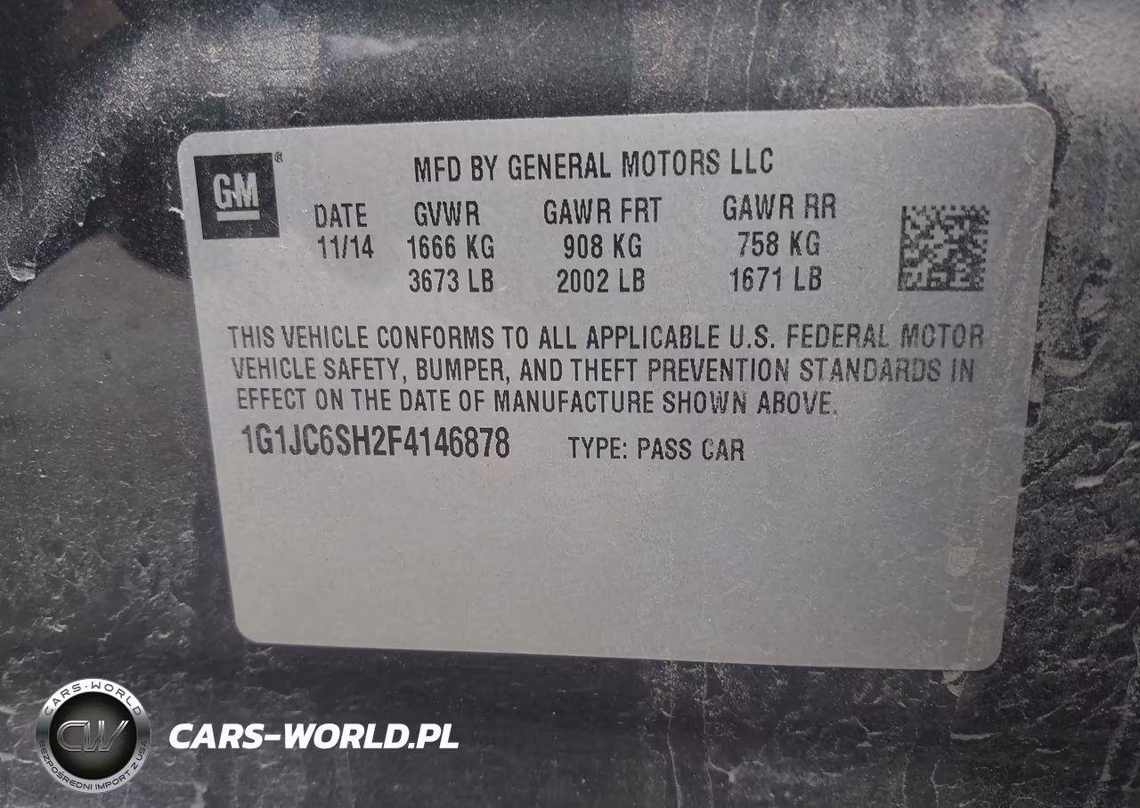 2015 Chevrolet Sonic Lt Auto VIN:1G1JC6SH2F4146878 - 9