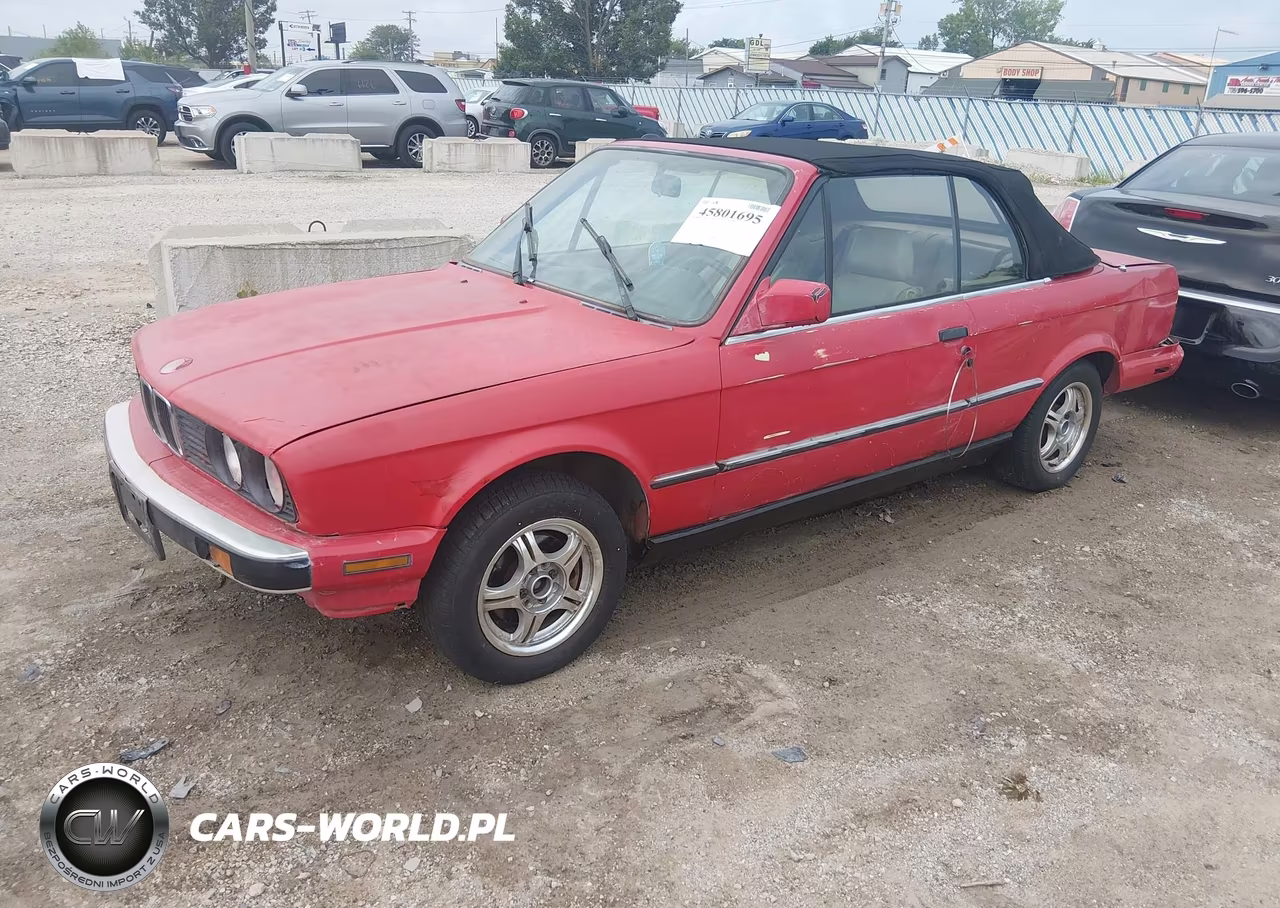 1989 BMW 325 I Automatic VIN:WBABB2309K8875735 - 2