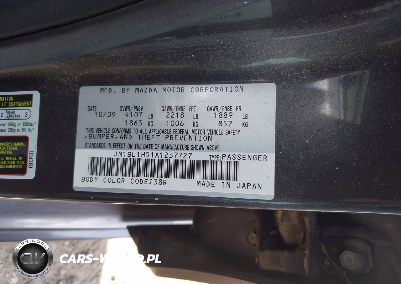 2010 Mazda Mazda3 S Grand Touring VIN:JM1BL1H51A1237727 - 9