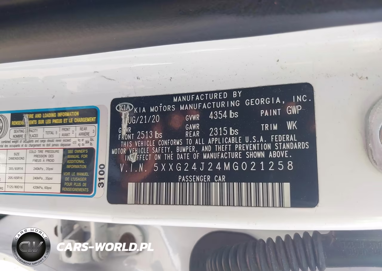 2021 Kia K5 Lx VIN:5XXG24J24MG021258 - 9