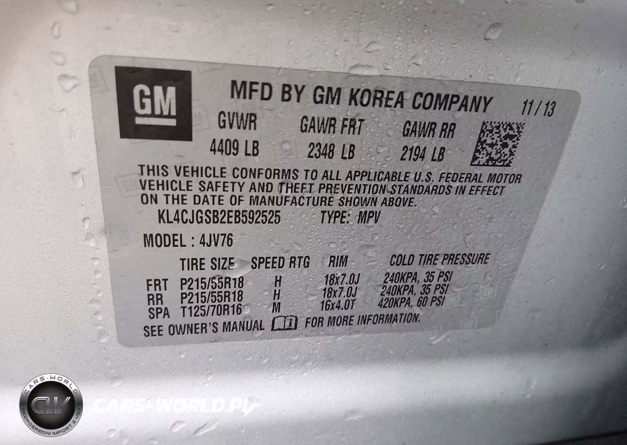 2014 Buick Encore Leather VIN:KL4CJGSB2EB592525 - 9
