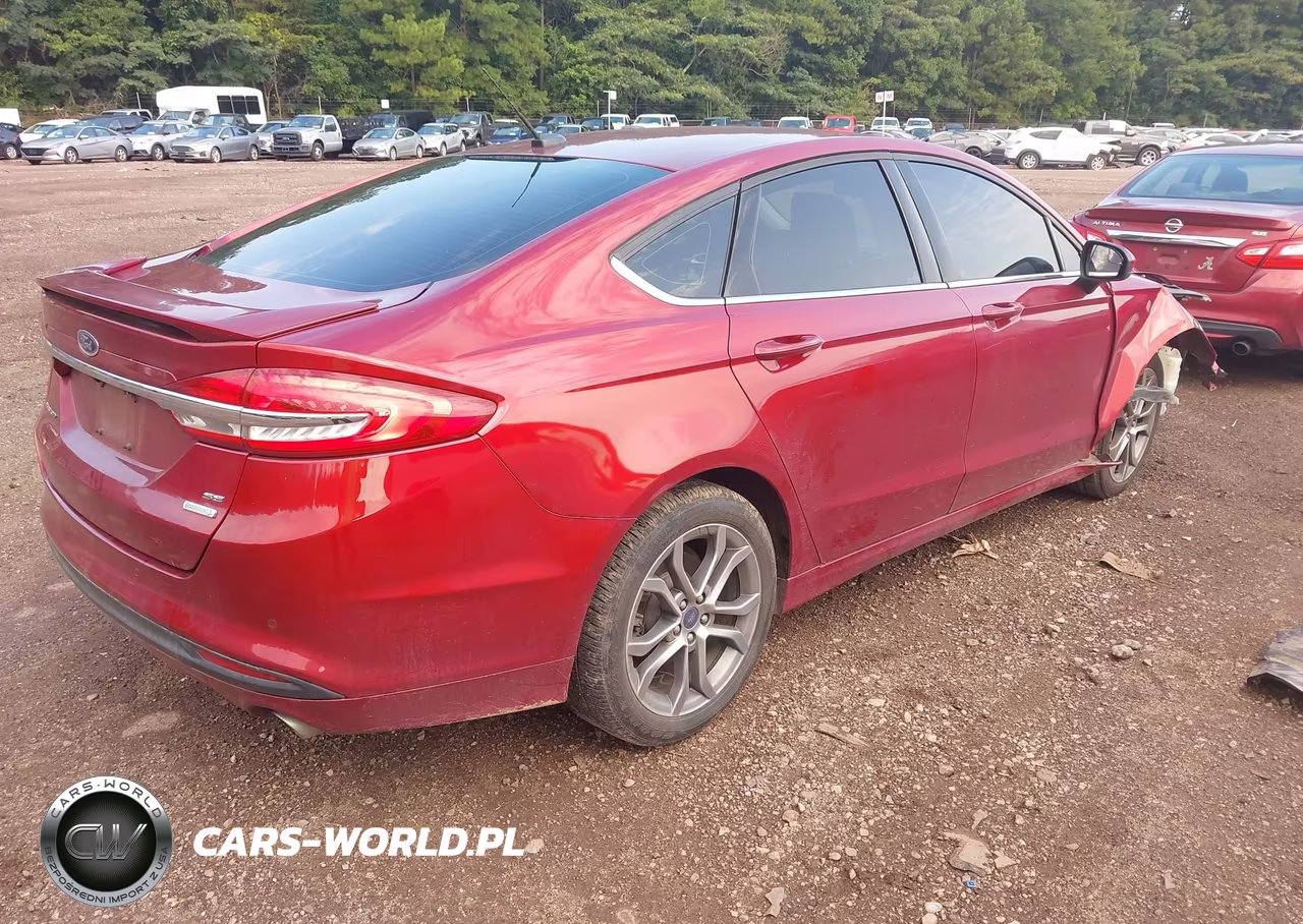2017 Ford Fusion Se VIN:3FA6P0HD6HR313357 - 4