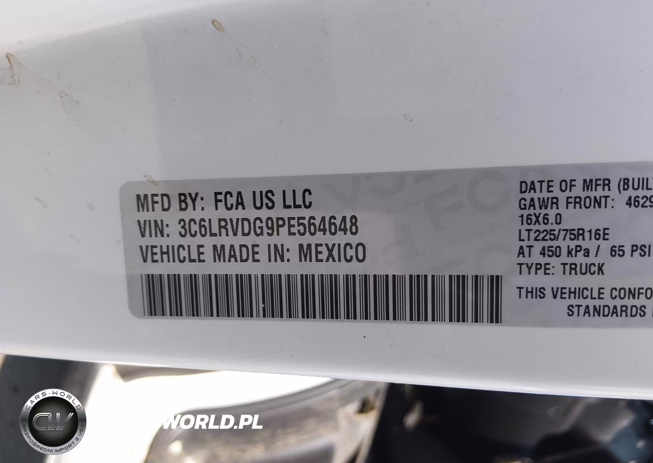 2023 Ram Promaster 2500 High Roof 159 Wb VIN:3C6LRVDG9PE564648 - 9
