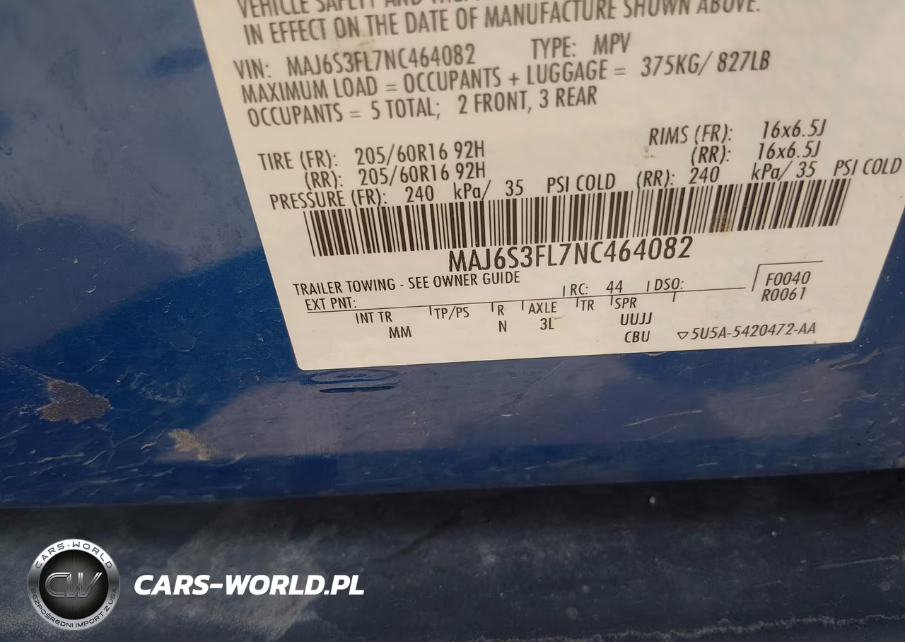 2022 Ford Ecosport S VIN:MAJ6S3FL7NC464082 - 9