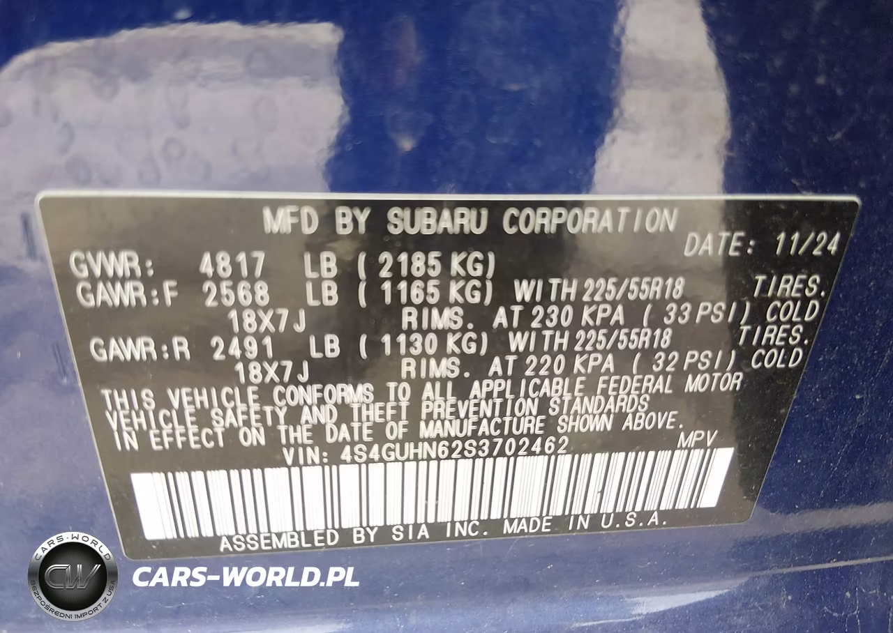 2025 Subaru Crosstrek Limited VIN:4S4GUHN62S3702462 - 9