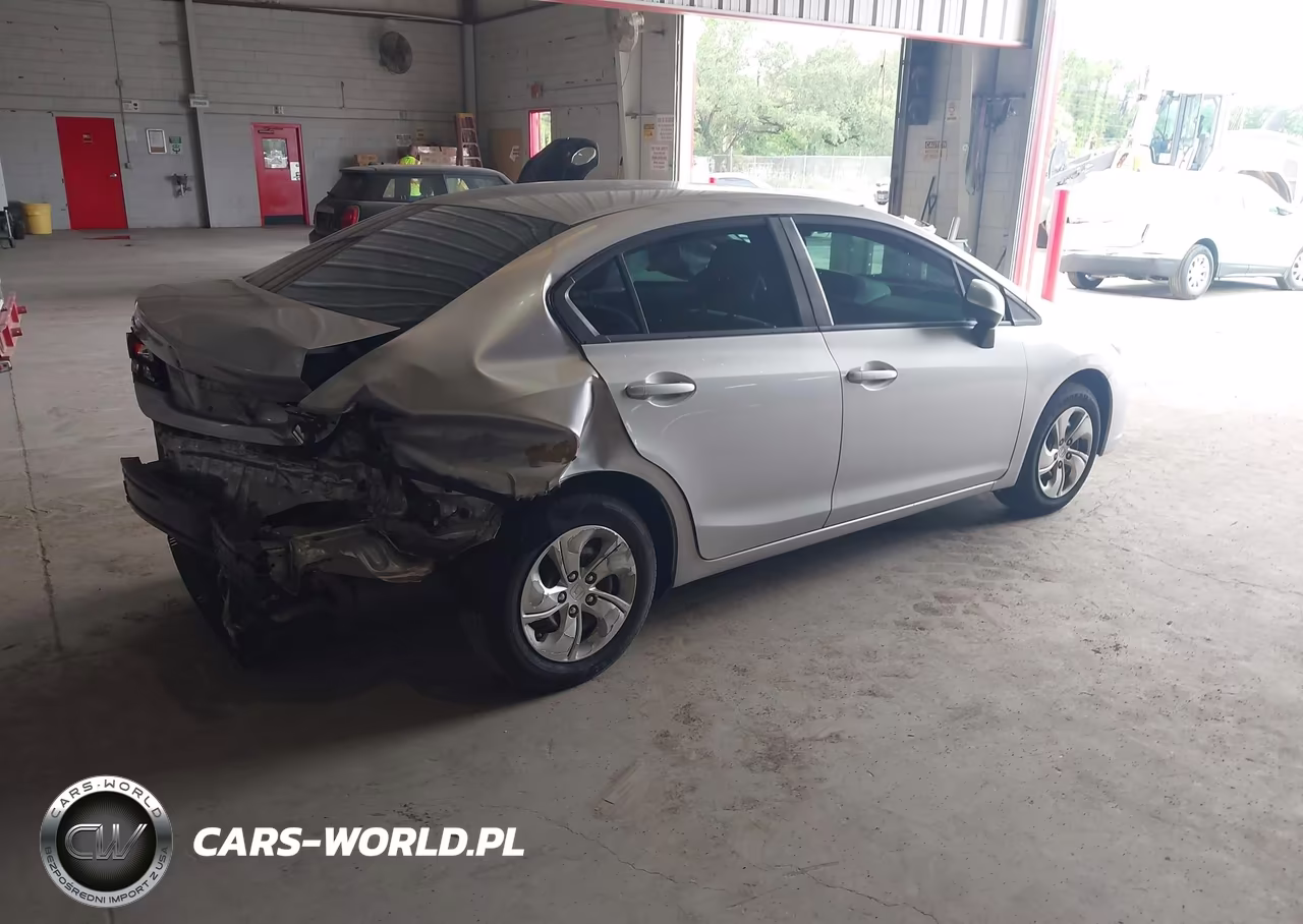 2013 Honda Civic Lx VIN:19XFB2F5XDE093254 - 4