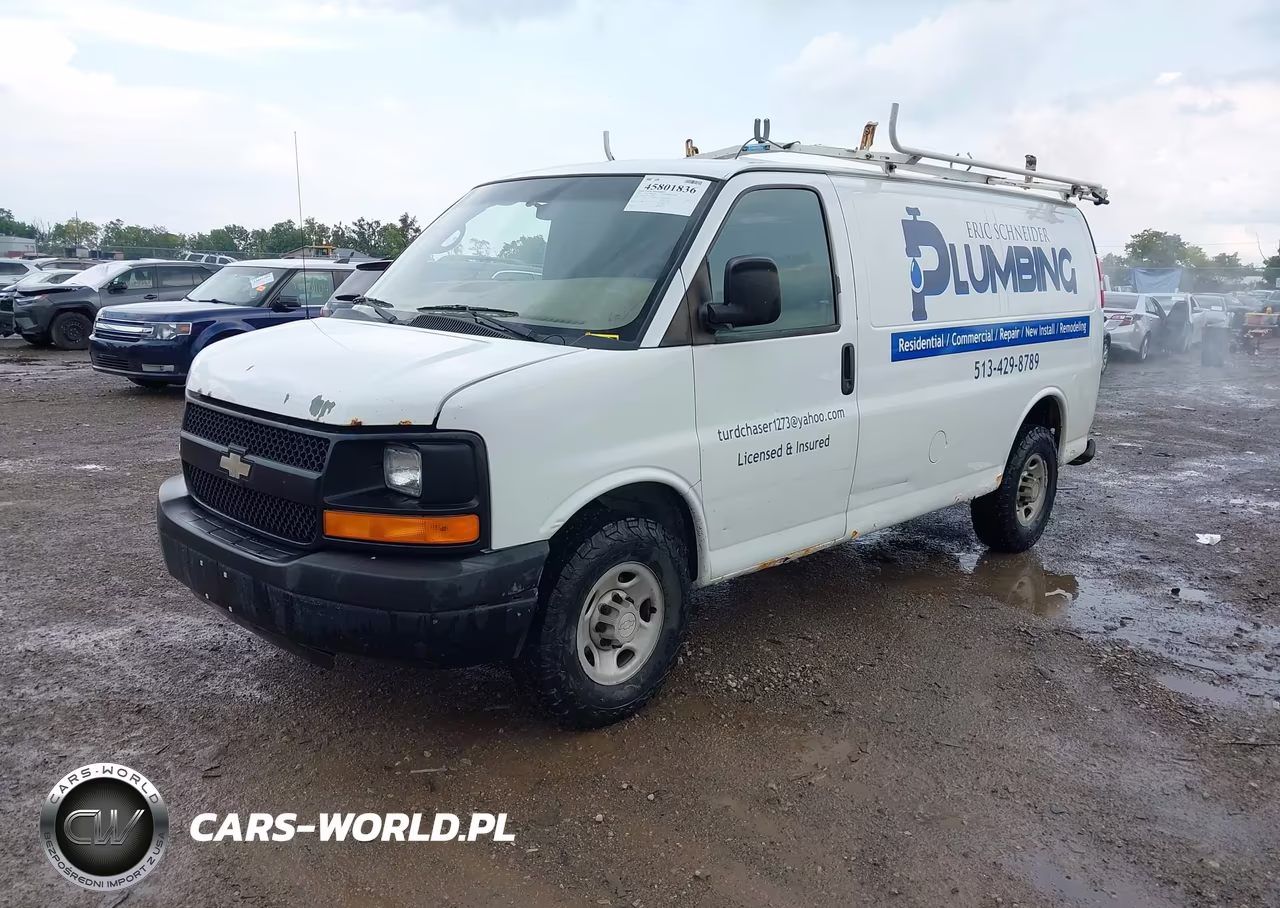 2012 Chevrolet Express 2500 Work Van VIN:1GCWGFCA3C1174608 - 2