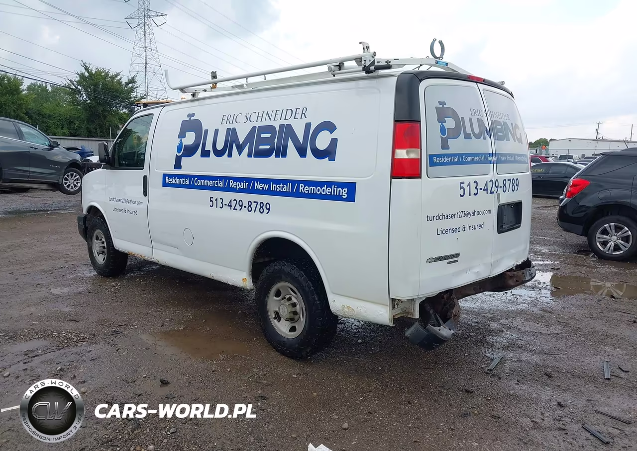 2012 Chevrolet Express 2500 Work Van VIN:1GCWGFCA3C1174608 - 3