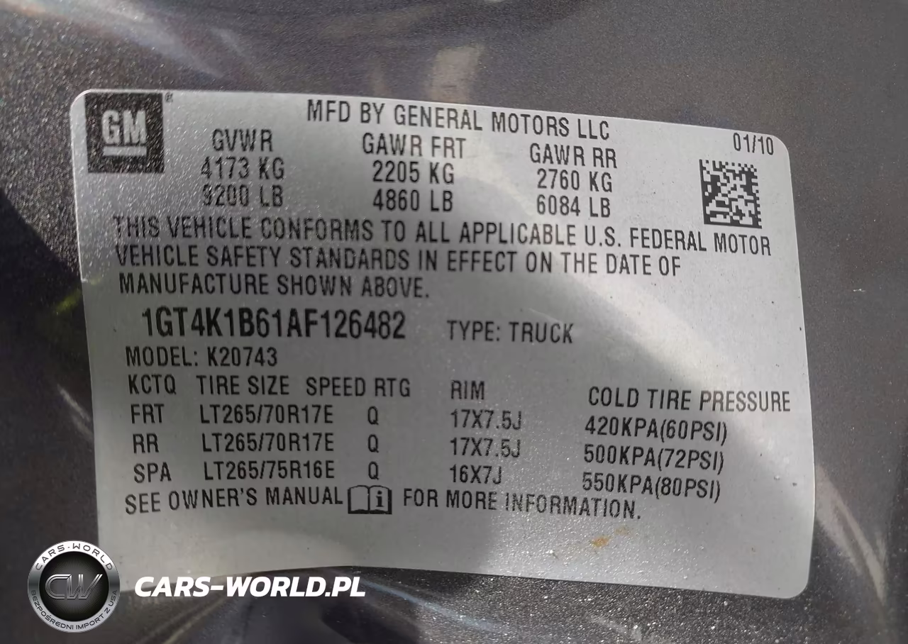 2010 GMC Sierra 2500Hd Slt VIN:1GT4K1B61AF126482 - 9