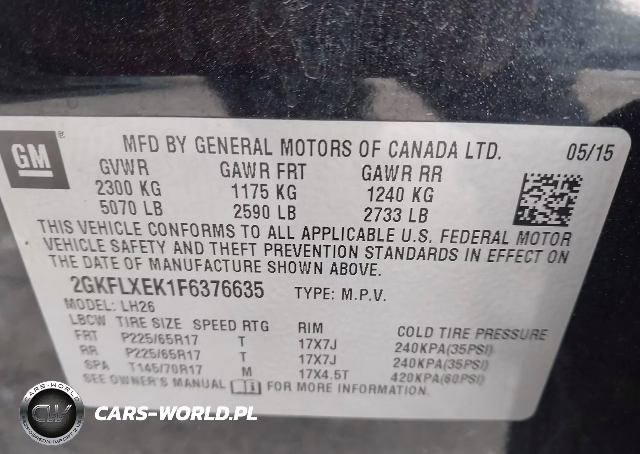 2015 GMC Terrain Slt-1 VIN:2GKFLXEK1F6376635 - 9