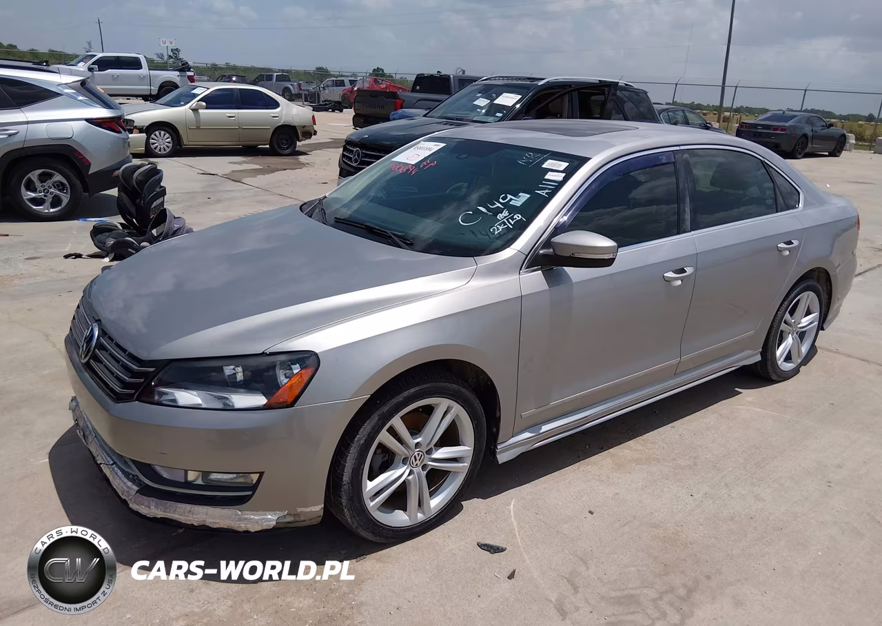 2013 Volkswagen Passat Sel VIN:1VWCN7A30DC074519 - 2
