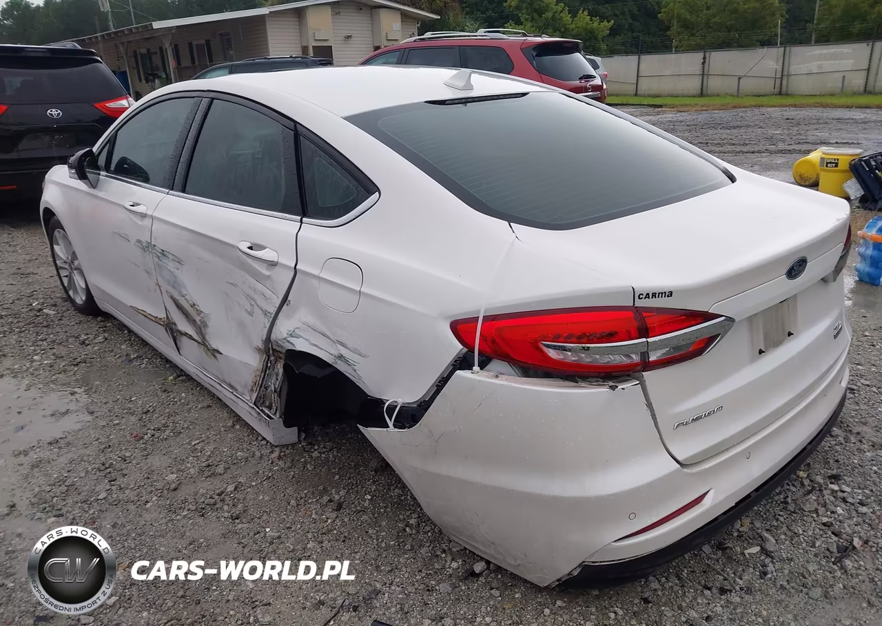 2020 Ford Fusion Hybrid Sel VIN:3FA6P0MU1LR159445 - 3