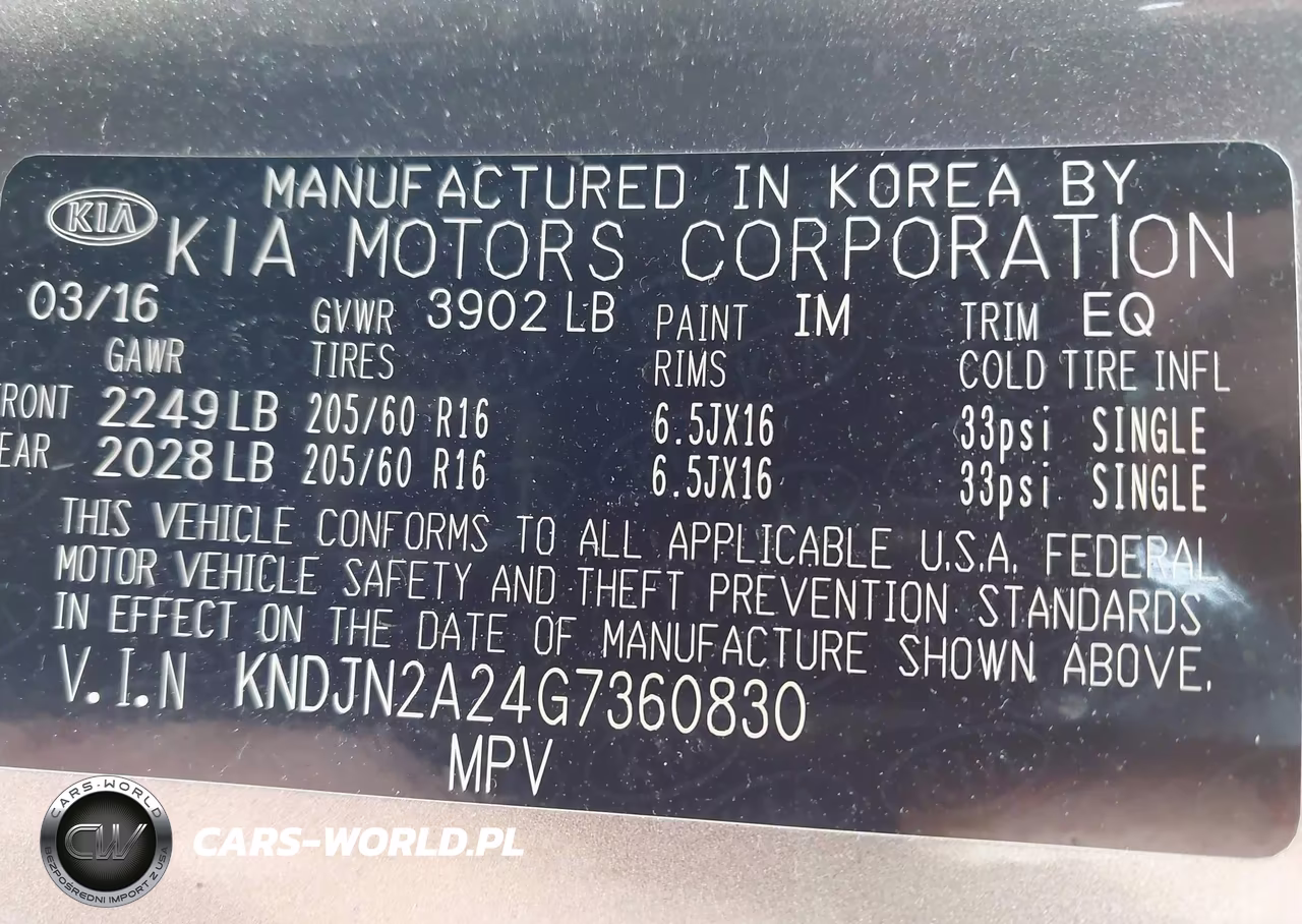 2016 Kia Soul VIN:KNDJN2A24G7360830 - 9