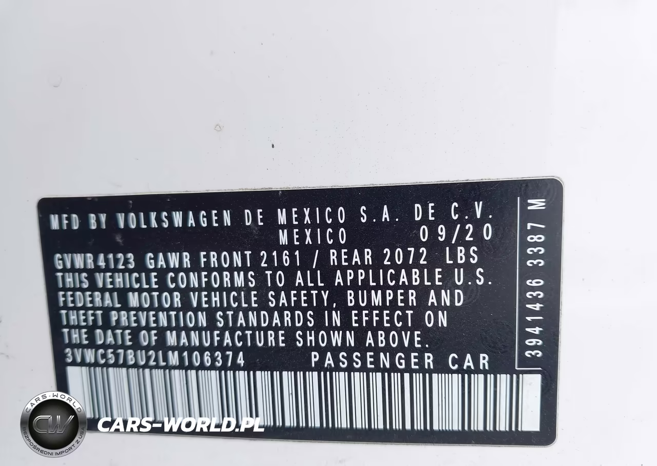 2020 Volkswagen Jetta 1.4T R-Line-1.4T S-1.4T Se VIN:3VWC57BU2LM106374 - 9