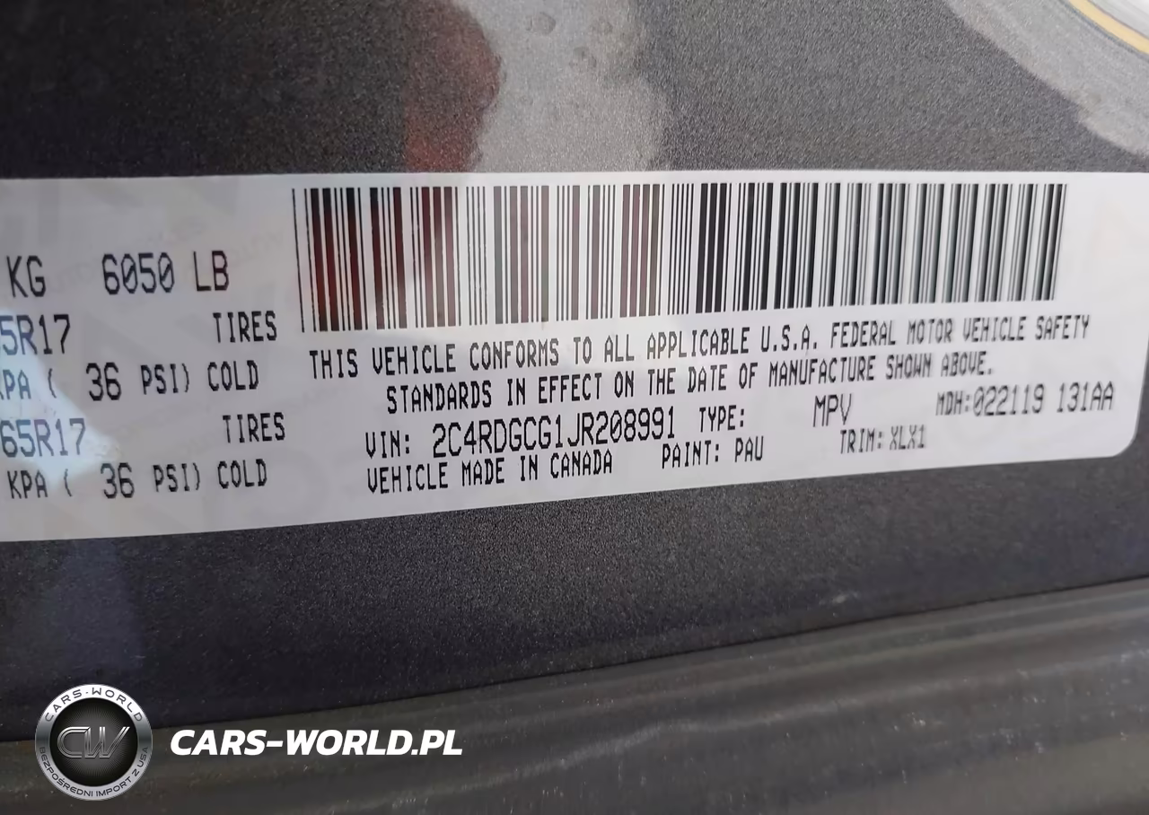 2018 Dodge Grand Caravan Sxt VIN:2C4RDGCG1JR208991 - 9