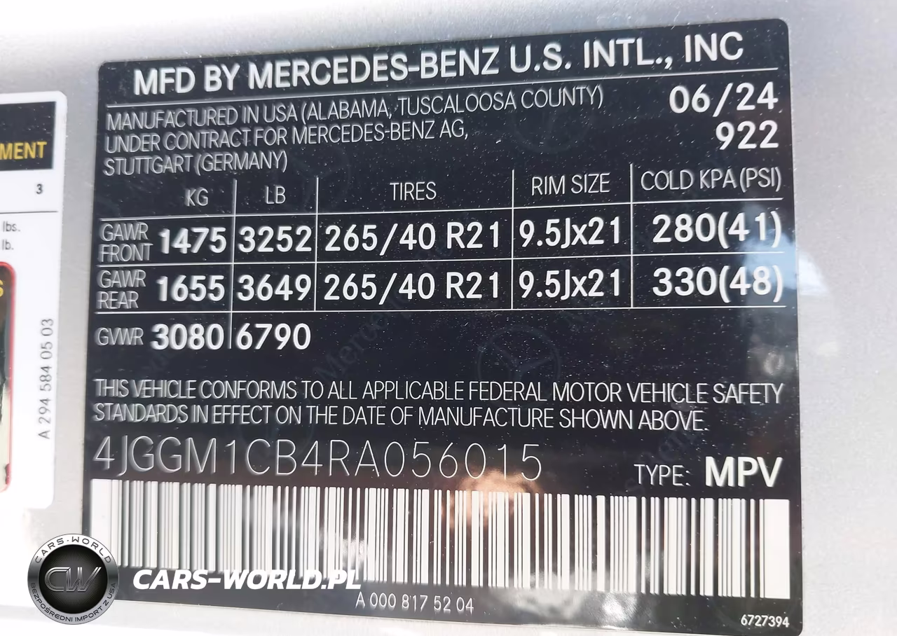 2024 Mercedes-Benz Eqe 350 Suv 4Matic VIN:4JGGM1CB4RA056015 - 9