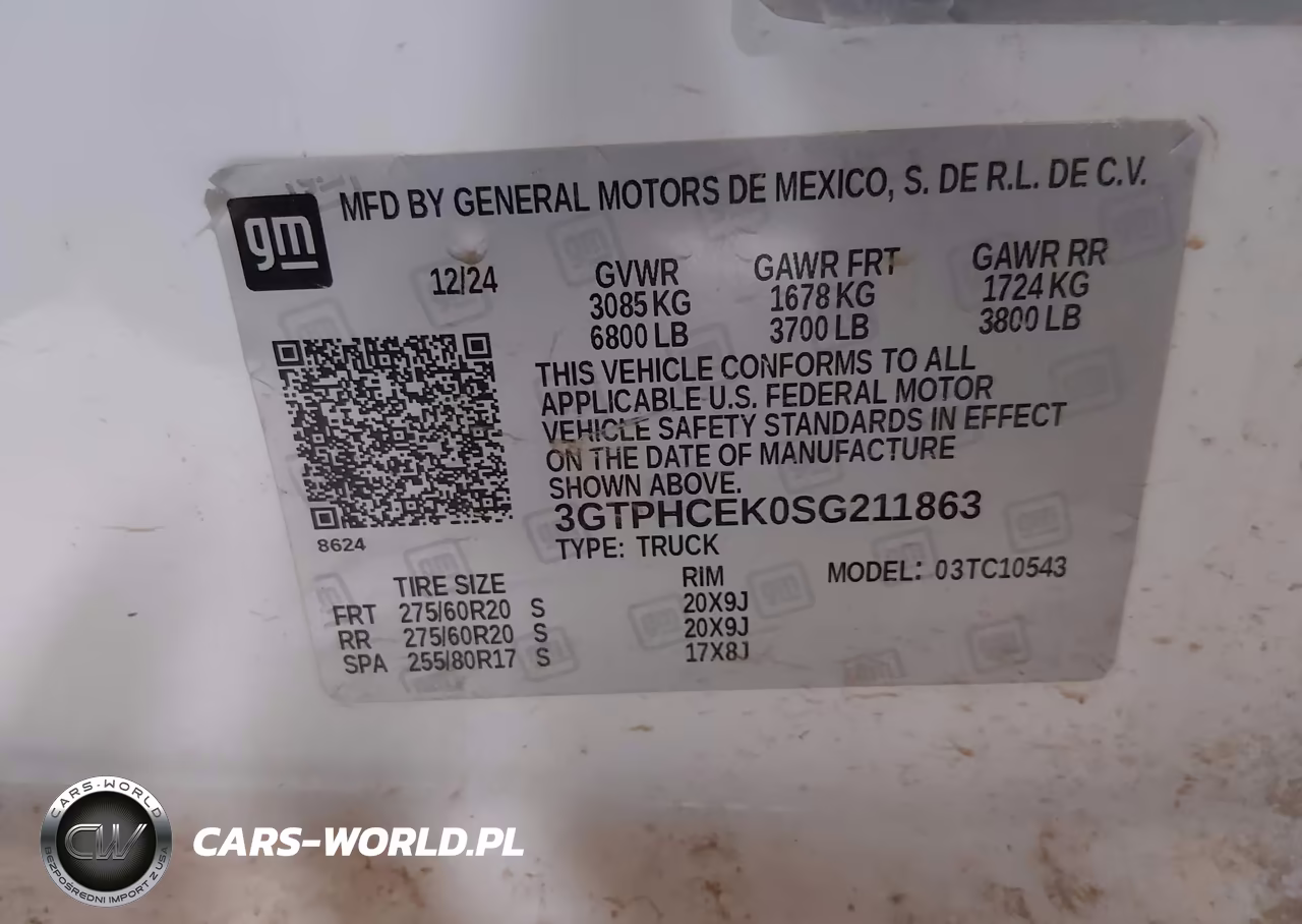 2025 GMC Sierra 1500 2Wd Short Box Elevation VIN:3GTPHCEK0SG211863 - 9