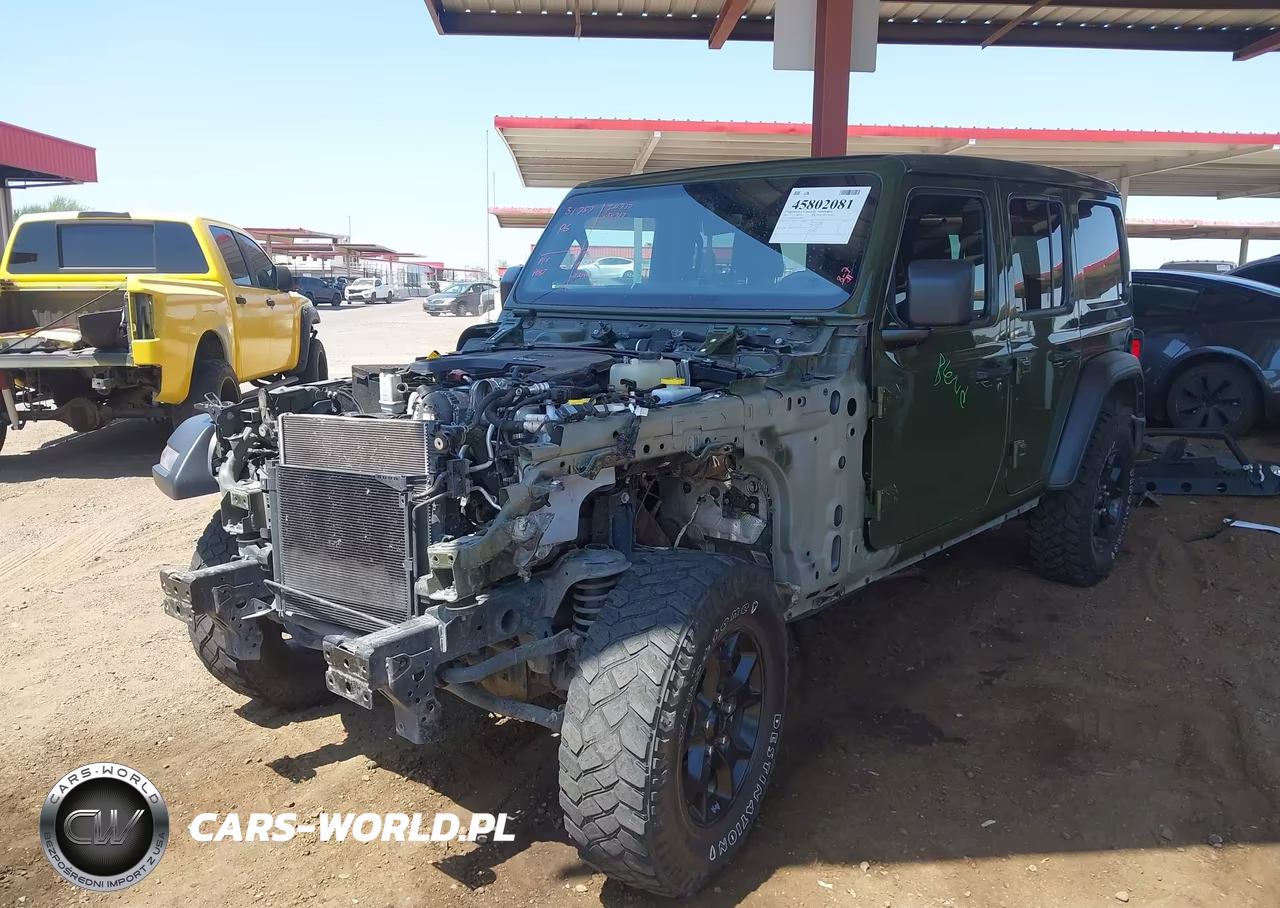 2021 Jeep Wrangler Unlimited Willys 4X4 VIN:1C4HJXDGXMW688222 - 2