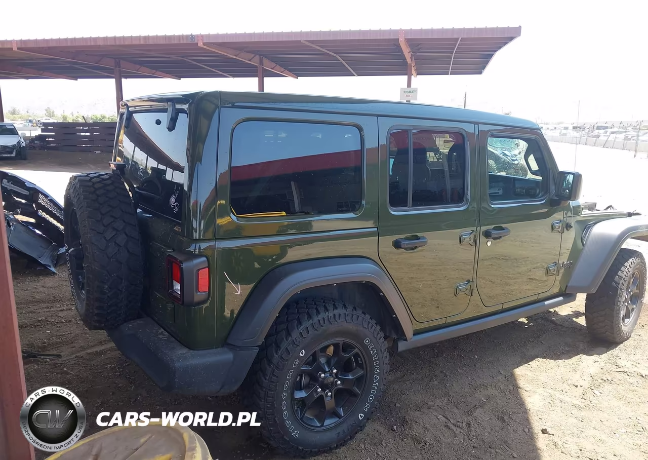 2021 Jeep Wrangler Unlimited Willys 4X4 VIN:1C4HJXDGXMW688222 - 4