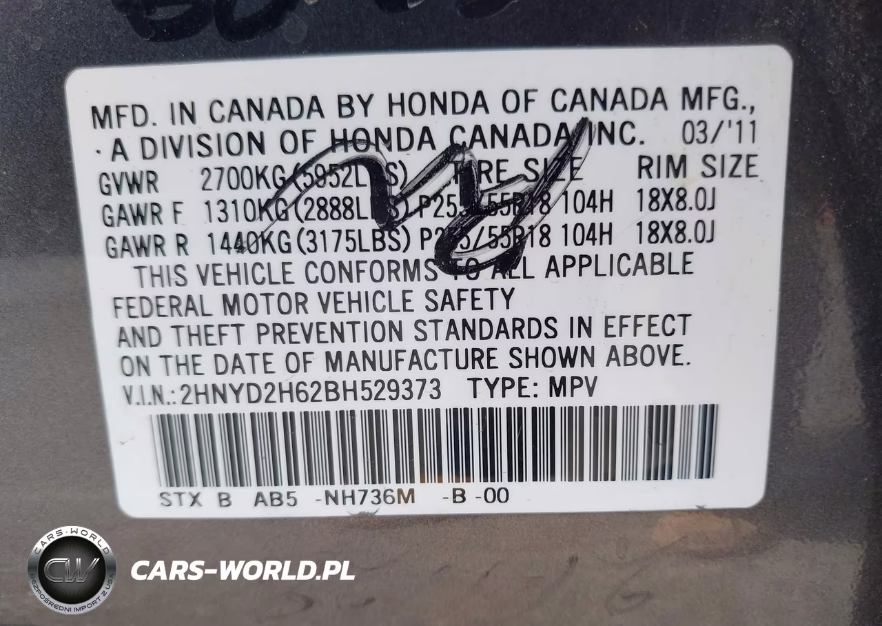 2011 Acura Mdx Technology Package VIN:2HNYD2H62BH529373 - 9