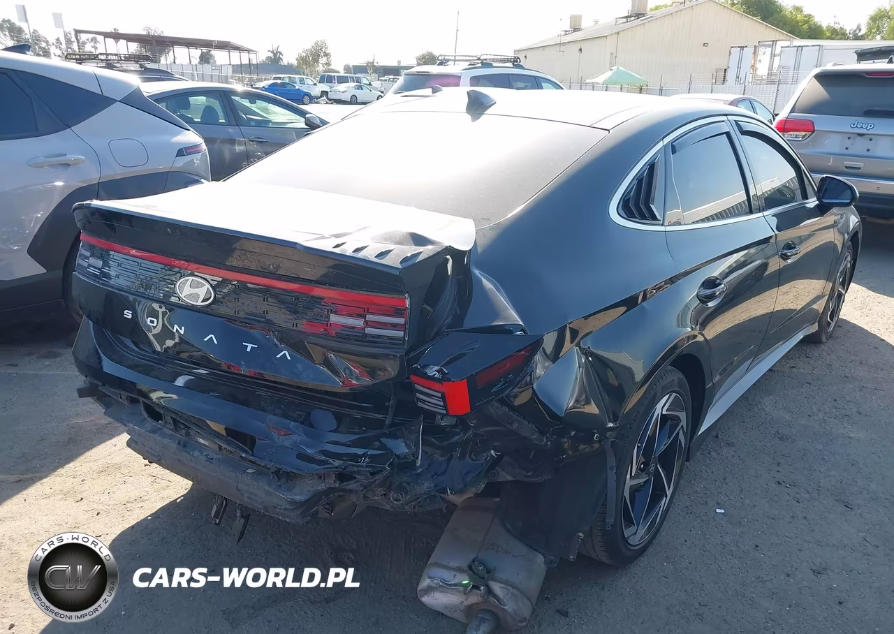 2024 Hyundai Sonata Sel VIN:KMHL14JA7RA352603 - 4