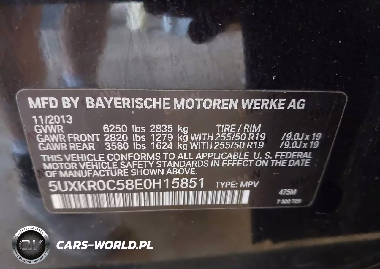 2014 BMW X5 xDrive35I VIN:5UXKR0C58E0H15851 - 9