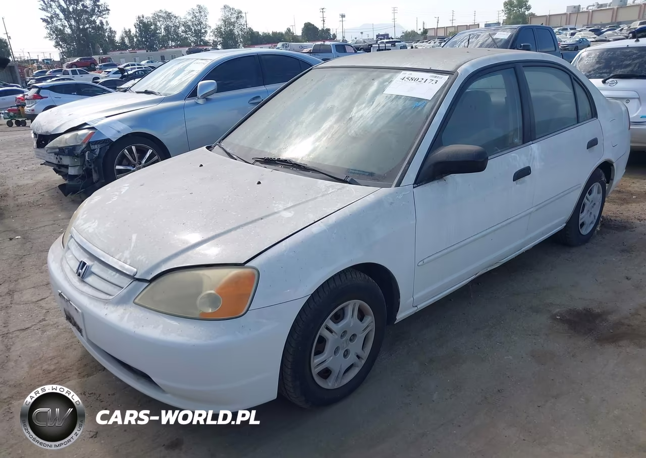2001 Honda Civic Lx VIN:2HGES165X1H560759 - 2