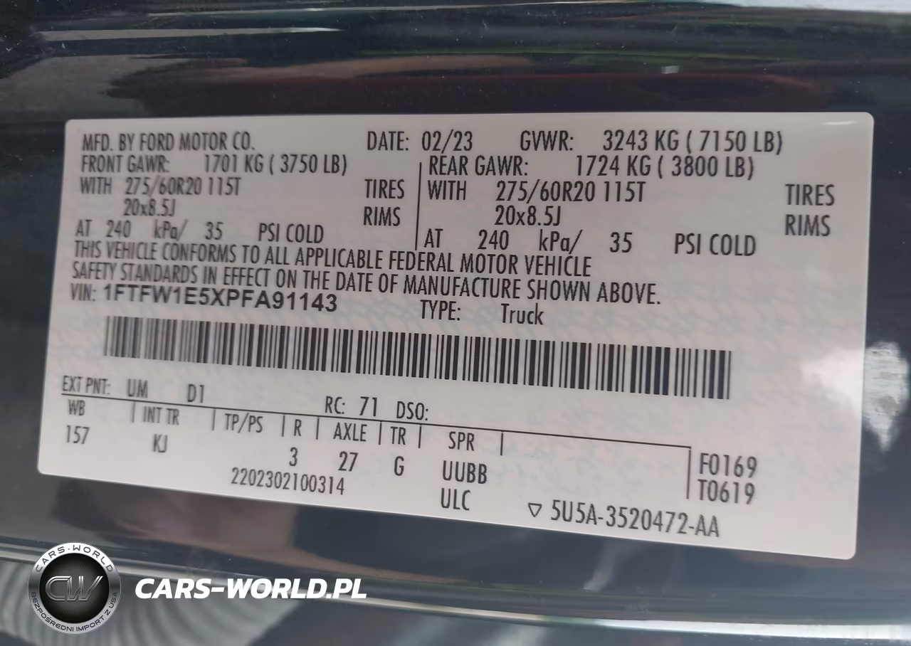 2023 Ford F-150 King Ranch VIN:1FTFW1E5XPFA91143 - 9